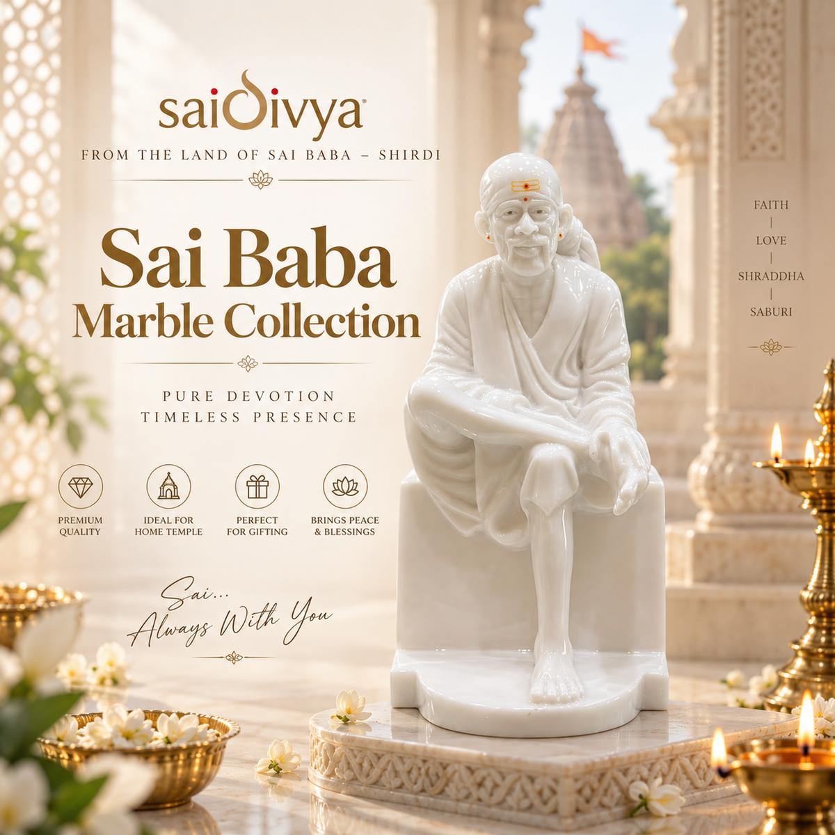 Sai Baba Marble Collection