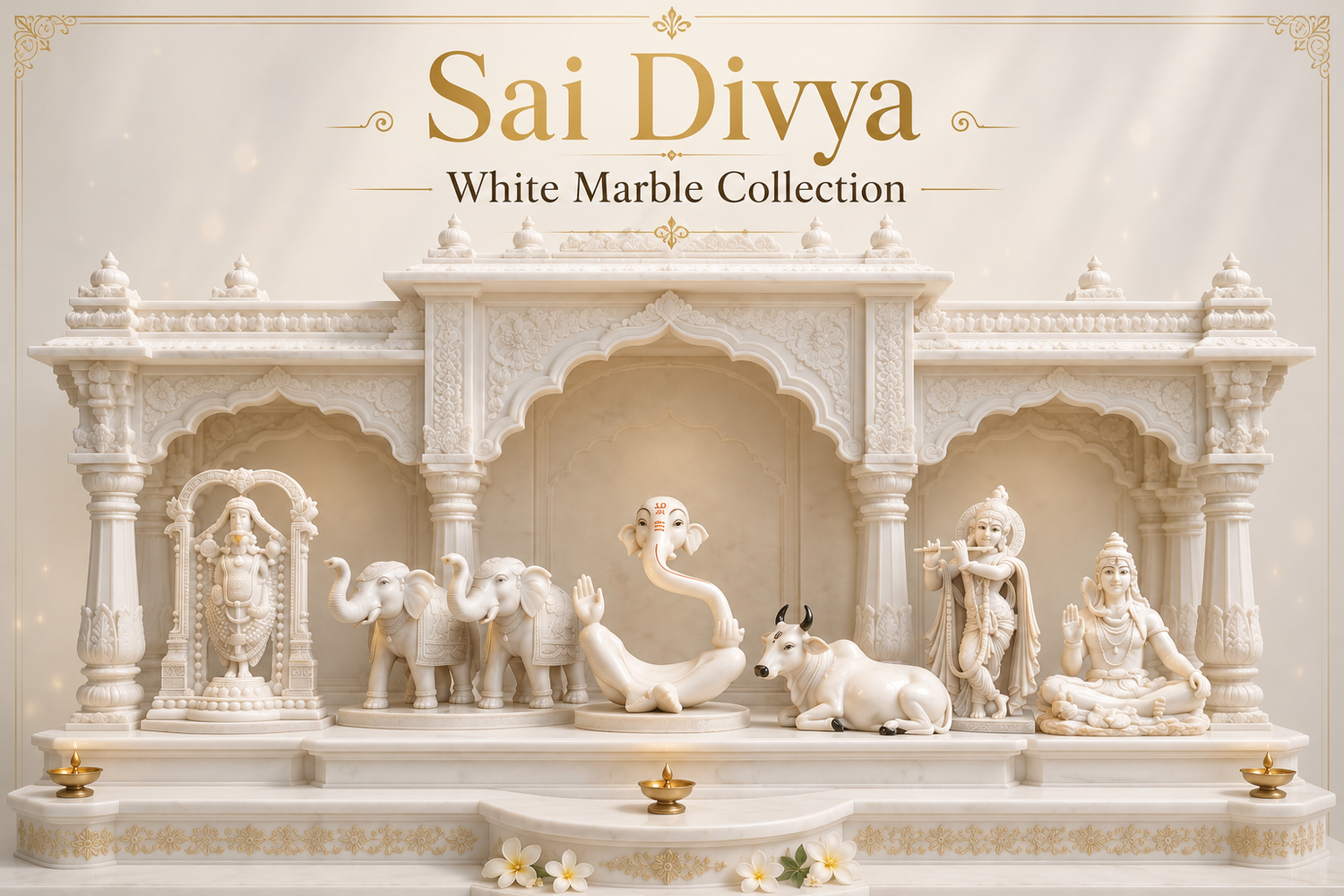 Sai Divya White Marble Collection