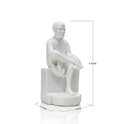 Sai Baba Idol 8 Inch Matte Finish