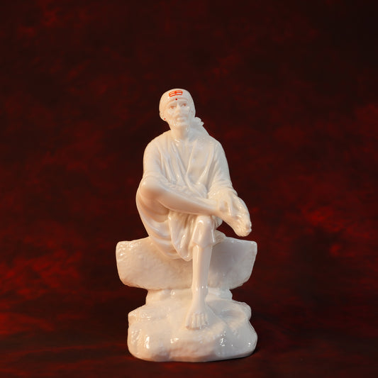 Sai Baba Samadhi Idol – Stone Base (7.5 Inch)