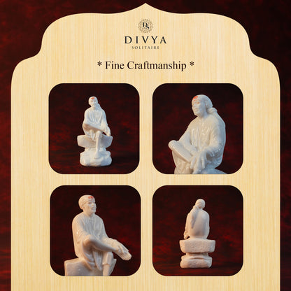 Sai Baba Samadhi Idol – Stone Base (7.5 Inch)