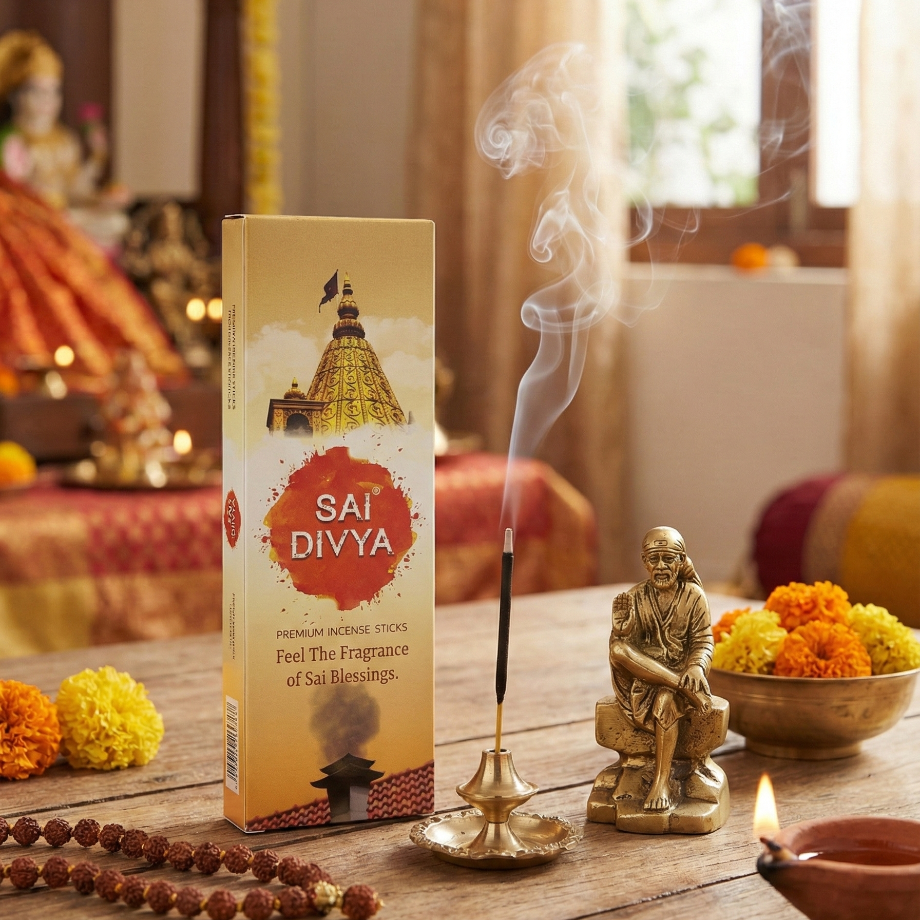 Sai Divya Agarbatti – Premium Incense Sticks (250gm)