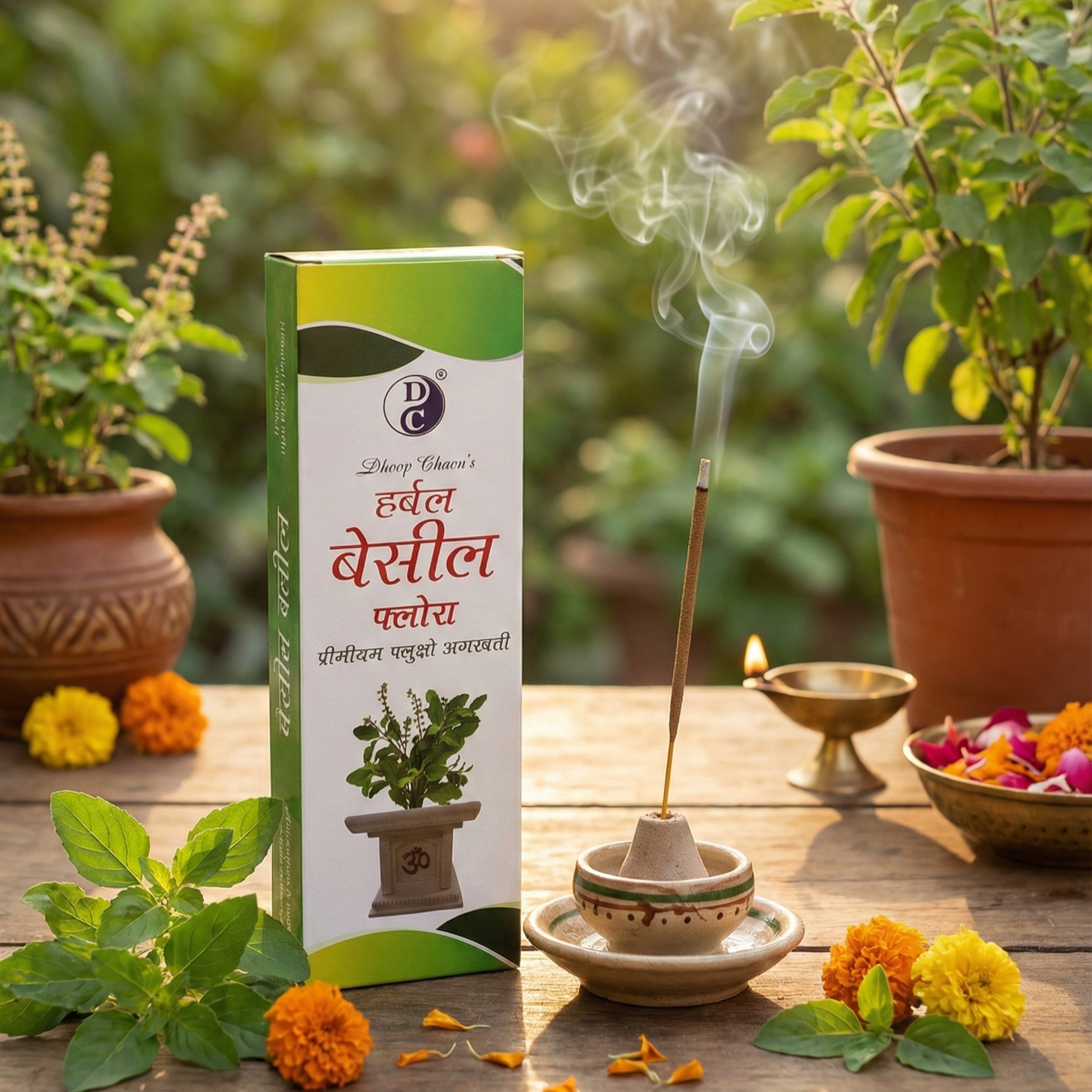 Herbal Basil Flora Agarbatti – 250gm