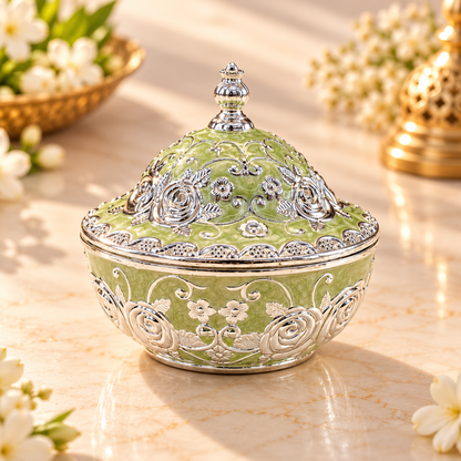Silver Plated Pooja Thali Set | Premium Diwali Pooja & Gifting